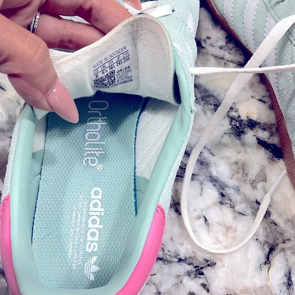 Adidas GAZELLE EUC kids 6/womens  8/eu 38.5 - Picture 7 of 8